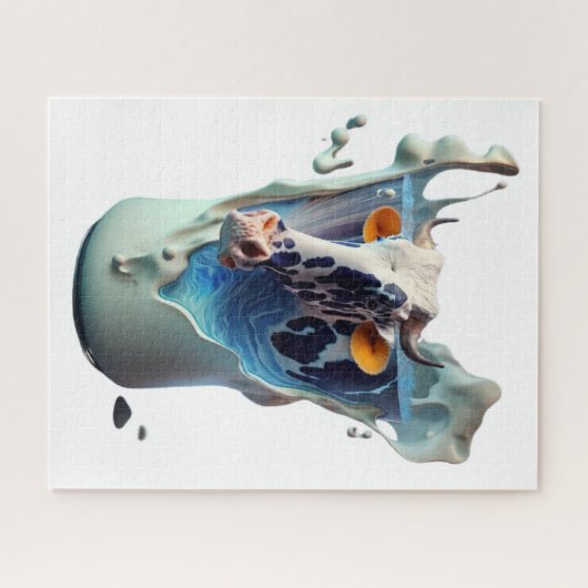 Koe Legpuzzel (Horizontaal)