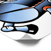 Koe leidt een BBQ-Poster Poster (Hoek)