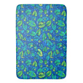 Koe Lelies, Spatterdock Zomervijver Bloemenpatroon Badmat (Voorkant Verticaal)