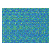 Koe Lelies, Spatterdock Zomervijver Bloemenpatroon Tafelkleed (Voorkant (Horizontaal))