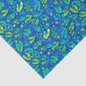 Koe Lelies, Spatterdock Zomervijver Bloemenpatroon Tissuepapier (Detail)