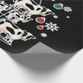 Koe lelijke kerstboom cadeaupapier (Hoek)