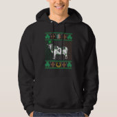 Koe Leprechaun St Patricks Day Ugly Holiday Dairy Hoodie (Voorkant)
