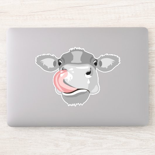 KOE LICKING NOSE STICKER (Computer)