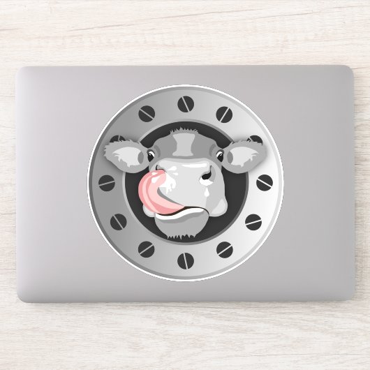 KOE LICKING NOSE STICKER (Computer)