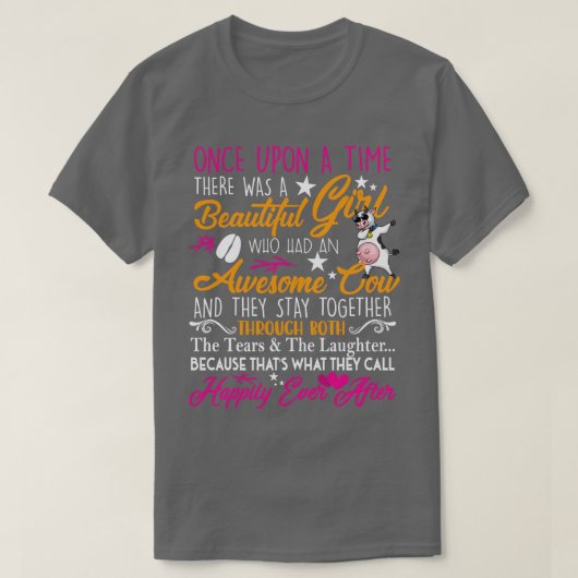 koe liefhebber boer grappig 1 t-shirt (Design voorkant)