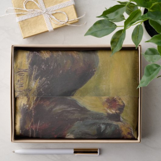 Koe liggen door Matilda Browne Tissuepapier (Geschenk)