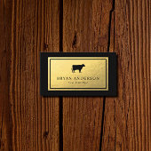 Koe Logo - Faux Gold Foil Visitekaartje