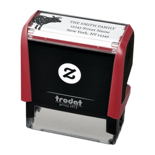 Koe logo Zelfinking retour adres stempels (Product)