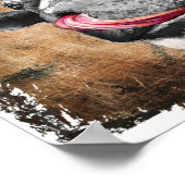 Koe lospagina afdrukken poster (Hoek)