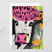 Koe Love Feestdagenkaart (Voorkant / Achterkant)