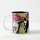 Koe Love Tweekleurige Koffiemok (Links)