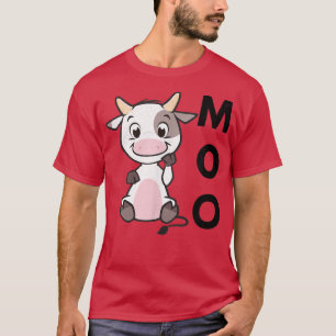 Koe Lover Country Life Farmer Animal Moo Baby Koe T-shirt