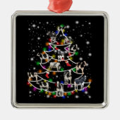 Koe Lover | Fungerend Koe kerstboomOrnamenten Metalen Ornament (Voorkant)