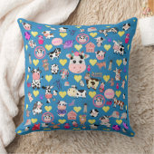 Koe Lover Sierkussen met hart (Deken)