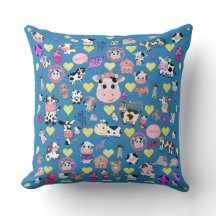 Koe Lover Sierkussen met hart