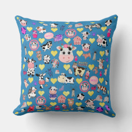 Koe Lover Sierkussen met hart