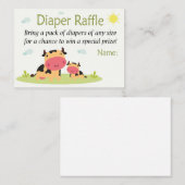 Koe luierritten plaatskaartje (Voorkant / Achterkant)