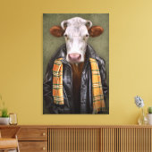 Koe Man Canvas Afdruk (Insitu (Woonkamer))