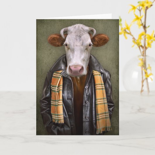 Koe Man Kaart (Gele Bloem)