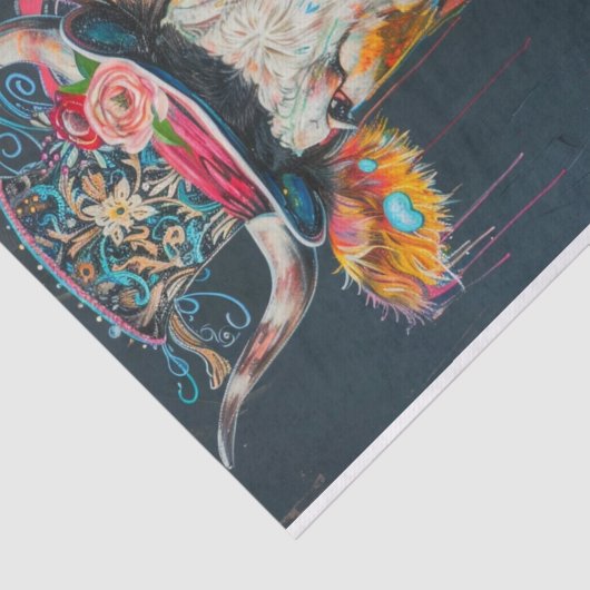 Koe manie10 tissuepapier (Detail)