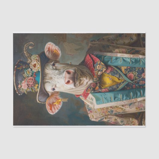 Koe manie13 tissuepapier (Voorkant)