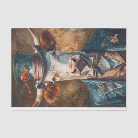 Koe manie14 tissuepapier (Voorkant)