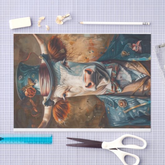 Koe manie14 tissuepapier (Craft)