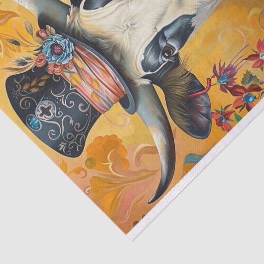 Koe manie16 tissuepapier (Detail)