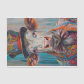 Koe manie2 tissuepapier (Voorkant)