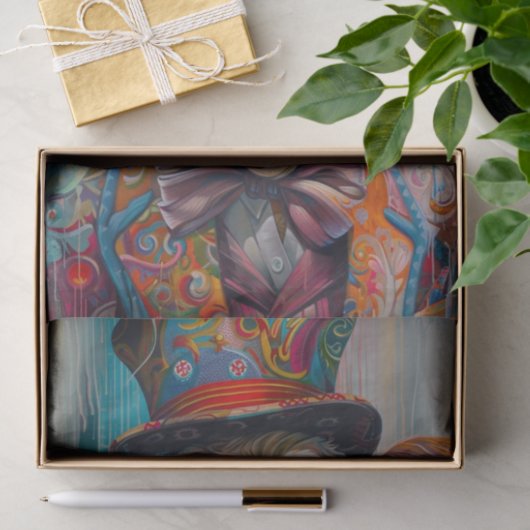 Koe manie2 tissuepapier (Geschenk)