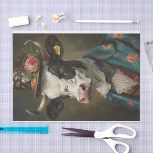 Koe manie4 tissuepapier (Craft)