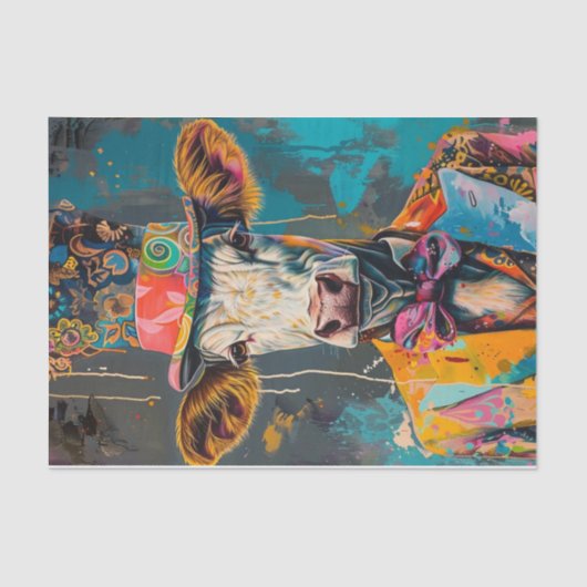 Koe manie8 tissuepapier (Voorkant)