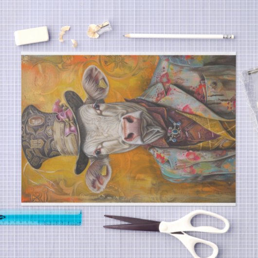 Koe manie9 tissuepapier (Craft)