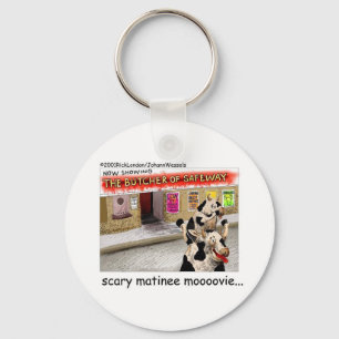 Koe Matinee Scary Moovie Funny T - shirts & Gifts Sleutelhanger