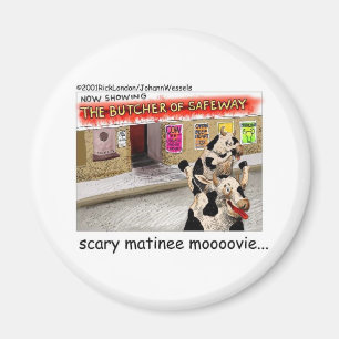Koe Matinee Schrikfilm Grappige T-shirts & Cadeaus Magneet