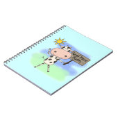 Koe Meer boeken lezen Notitieboek (Linkerzijde)