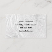 Koe melkrundvlees Boerderij zwart/wit land Visitekaartje (Achterkant)