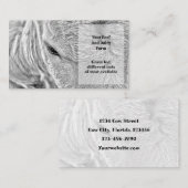 Koe melkrundvlees Boerderij zwart/wit land Visitekaartje (Voorkant / Achterkant)