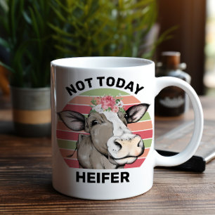 Koe Meme Not Today Heifer Koffiemok