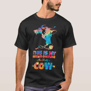 Koe Mens Kostuum Cute Koeien Dier Boer Schilderij T-shirt
