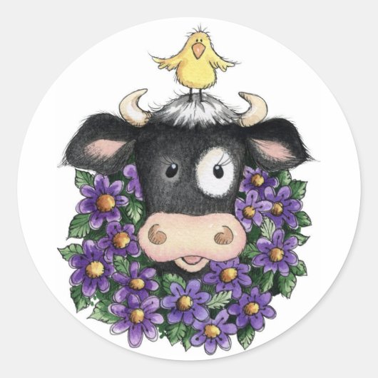 Koe met adem - Stickers (Voorkant)
