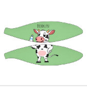 Koe met baby flesje cartoon basketbal (Panelen)