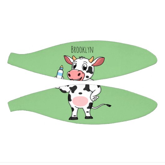 Koe met baby flesje cartoon basketbal (Panelen)