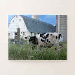 Koe met Barn Legpuzzel
