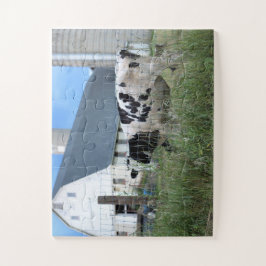 Koe met Barn Legpuzzel