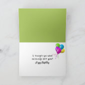 Koe met brillen Verjaardag Humor Kaart (Binnen)