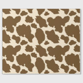 Koe met bruine spots Druk boerenveestapel af Cadeaupapier (Vlak)