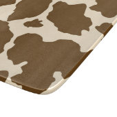 Koe met bruine spots Druk boerenveestapel af Snijplank (Hoek)