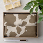 Koe met bruine spots Druk boerenveestapel af Tissuepapier (Geschenk)